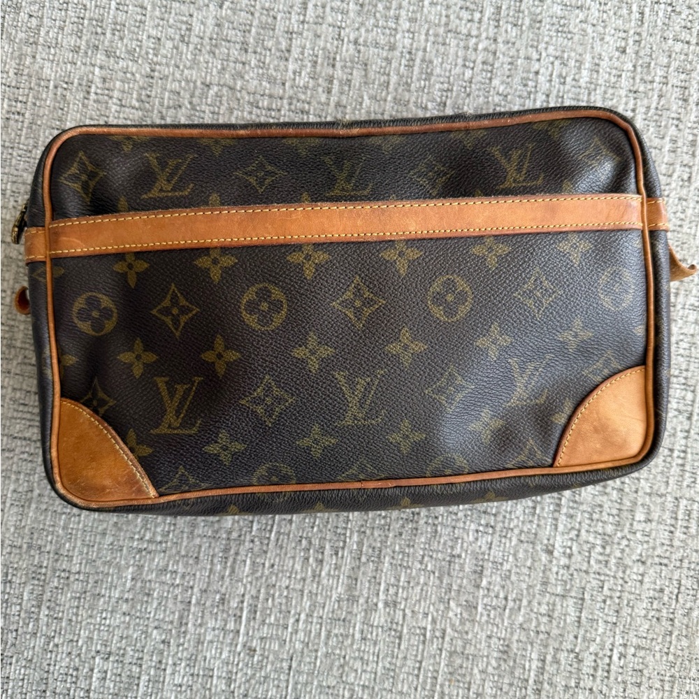 Louis Vuitton Brown Monogram Toiletry Pouch